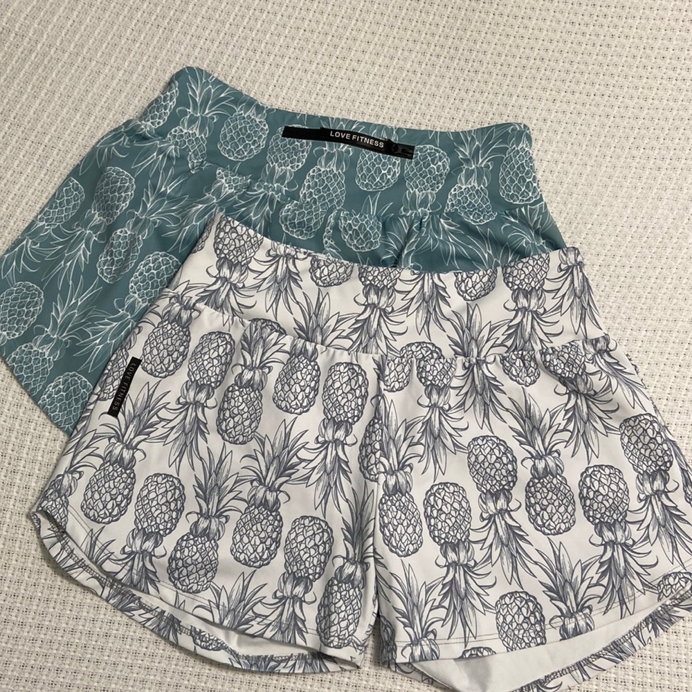 Love fitness workout shorts bundle